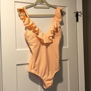 Summer ruffled one piece